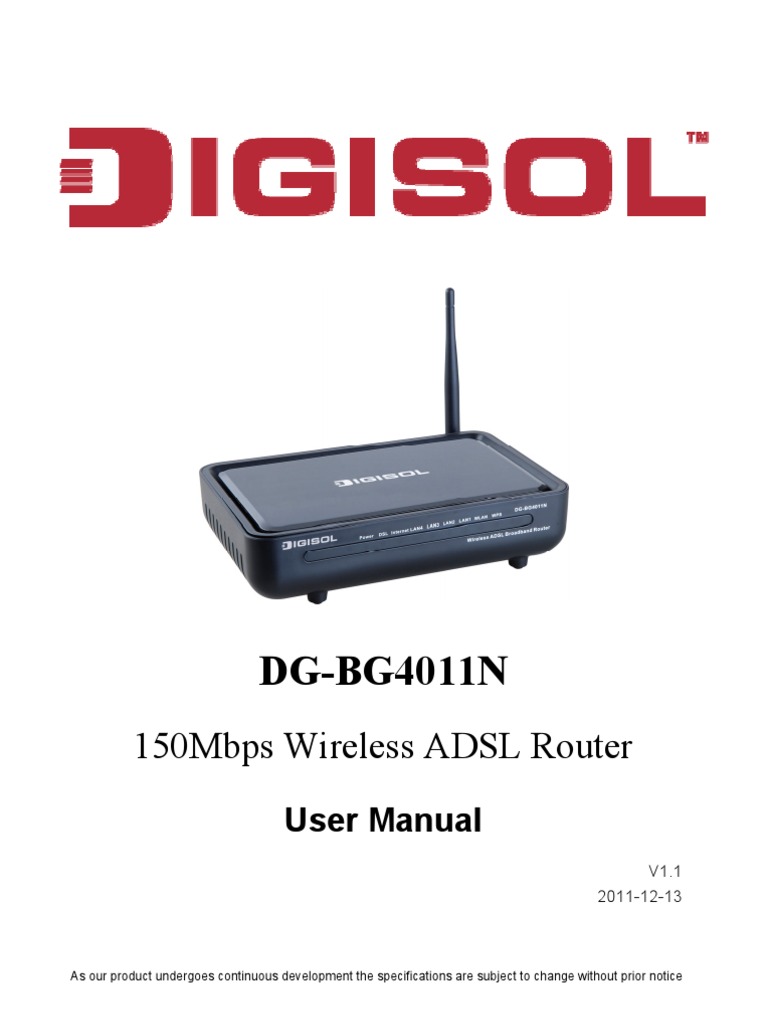 Digisol User Manual PDF Ip Address Asynchronous Transfer Mode