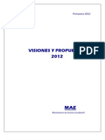 Visiones y Propuestas 2012