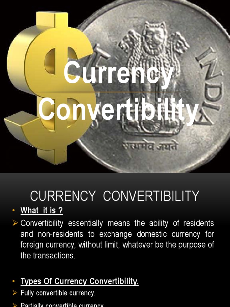 Current and Capital Account Convertibility | PDF | Current Account ...