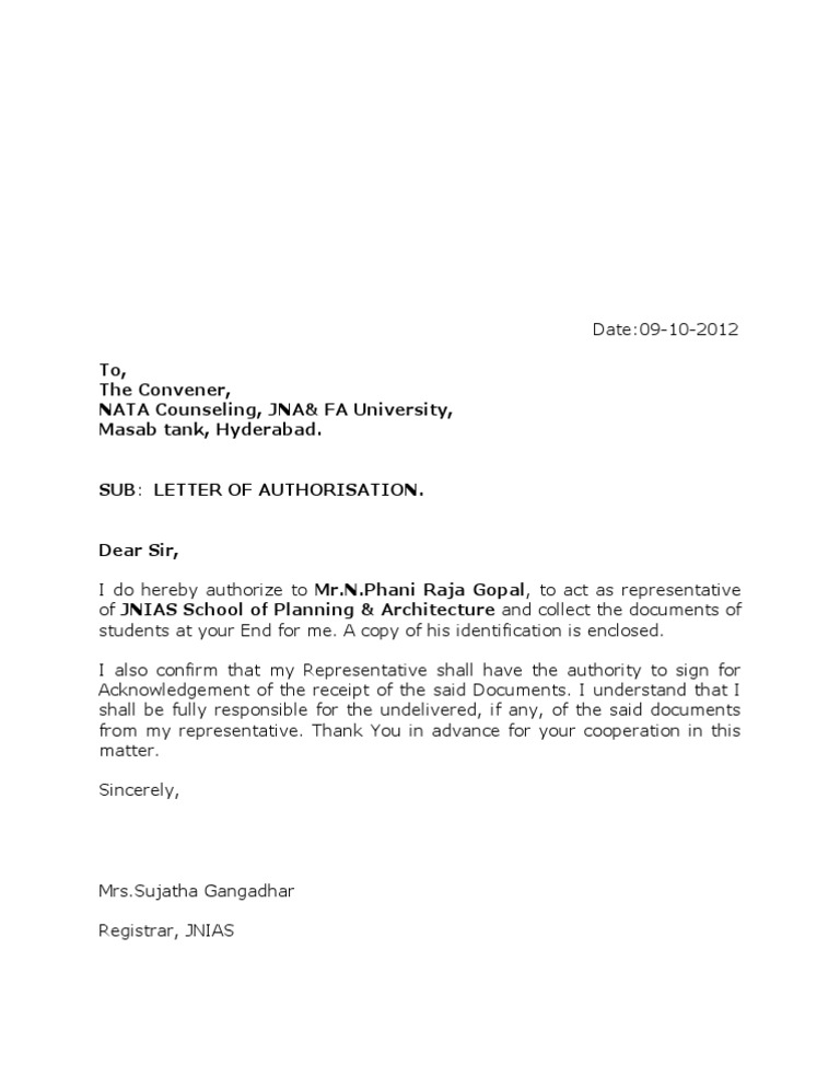 Authorization for Document Collection | PDF | Career & Growth
