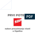 SDP Ogulin Brošura "Prvi Potezi"