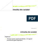 Parimet e Programimit Në Java: Aritmetika Dhe Variablat