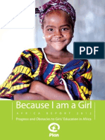 Progress and Obstacles To Girls Education in Africa: Because I Am A Girl Africa Report 2012