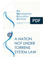 Online PMES - A Nation Not Under Torrens System Law