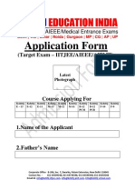 Admission Form