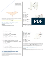 Moment of a Force About Different Points