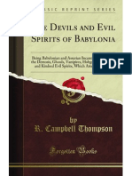 The Devils and Evil Spirits of Babylonia - 9781440085987