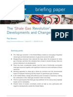 The 'Shale Gas Revolution'- Developments and Changes