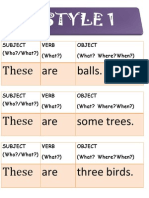 Simple Sentence [These Are Balls]