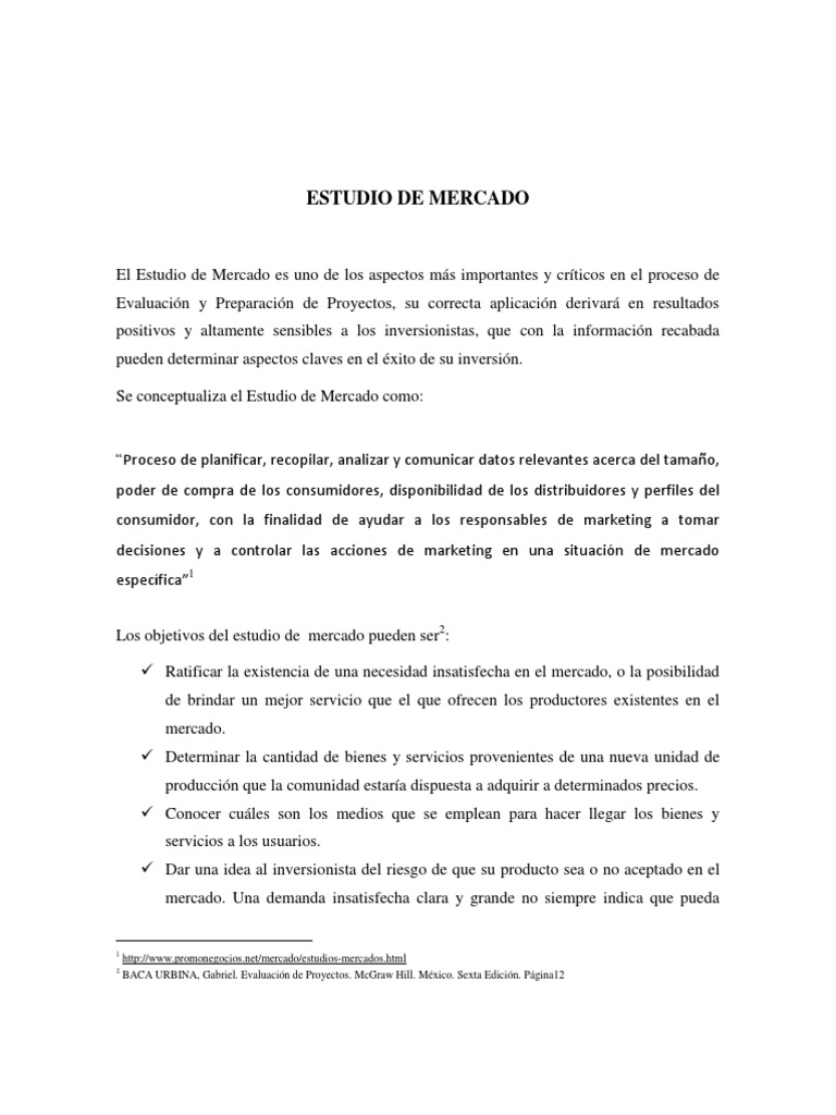 Estudio de Mercado para Consultora SONDEOS | PDF | Investigación de