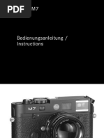 Download Leica M7 Instructions by amoebahydra SN10973568 doc pdf