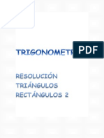 TRIGONOMETRÍA. Resolución triángulos rectángulos Scribd