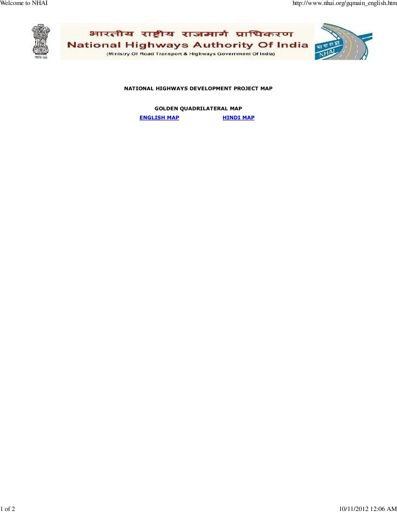 Welcome To NHAI | PDF | Business