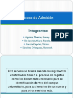 Proceso de Admisión