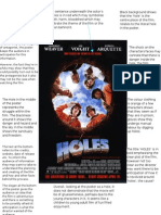 Film Poster Analysis Holes