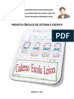 Caderno Escola Leitora - Emef Domingos Savio