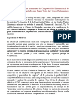 2012 09 20 Ley Para Incrementar Competitividad Internacional Mexico