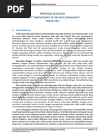 Download Proposal Kegiatan the 1st Anniversary of Beleter Community by bloggerborneo SN109765594 doc pdf