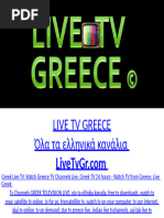 Download LIVE TV GREECE      Greek Live TV by   SN109767156 doc pdf