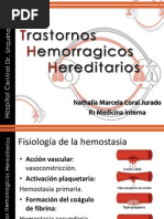 TRASTORNOS HEMORRAGICOS HEREDITARIOS