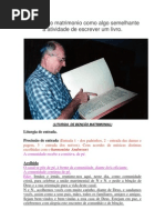 Liturgia de bênção matrimonial - Comparo a vida matrimonial como algo semelhan_