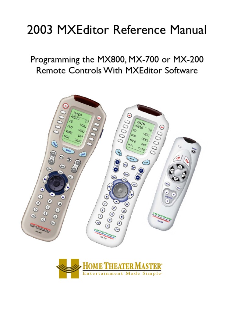 MX Editor Programming Manual | PDF