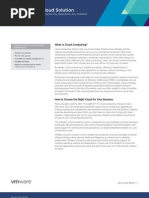The Vmware Vcloud Solution: What Is Cloud Computing?