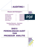 Perencanaan Audit Da Prosedur Analitis