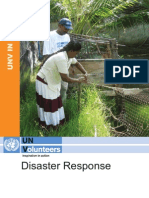UNV in Action Disaster Response