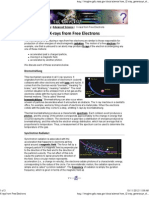 X-Rays From Free Electrons