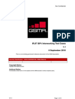 IR.87 SIP-I Interworking Test Cases