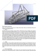 Chassis, Aerodynamics and Fea