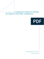 Xir2 - Création de Rapports À L'aide de L'editeur de Rapport Java Web Intelligence