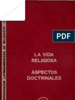 Clar - La Vida Religiosa, Aspectos Doctrinales