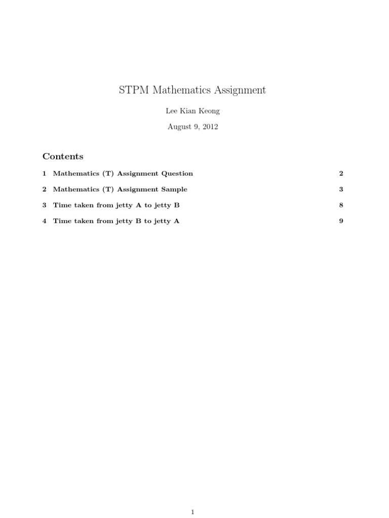 Assignment MT | PDF | Speed | Velocity