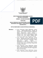 044 - Kma - SK - III - 2009-Biaya Perkara Pada Mahkamah Agung Republik Indonesia Dan Empat Llngkungan Peradilan Dibawahnya