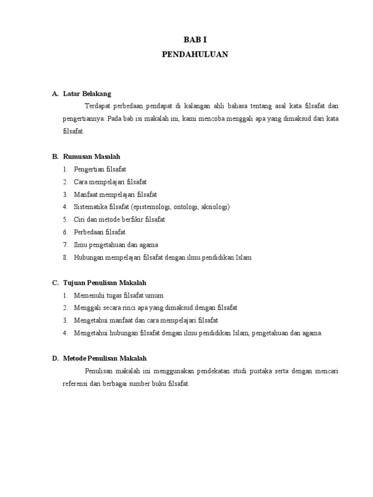 Makalah Filsafat Umum Iis