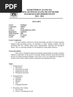 Download Silabus MK Writing I by Taufiq Hidayah SN109830327 doc pdf
