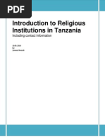 Download Intorduction to Religious Institutions in Tanzania by Zameer Noorali SN109857692 doc pdf