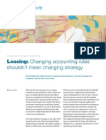 Leasing - Changing Accounting Rules