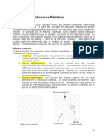 Defectos en Estructuras Cristalinas