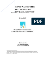 Municipal Wastewater Treatment Plant Energy Baseline Study
