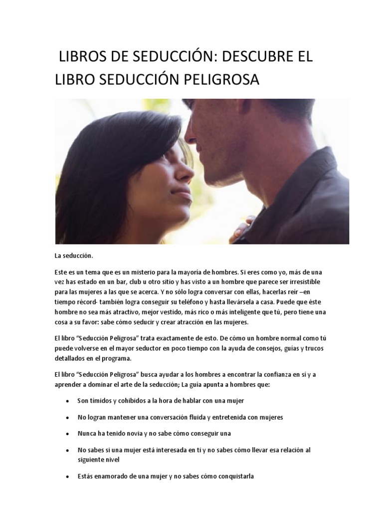 Seducción Peligrosa: Guía para Hombres | PDF | Seducción