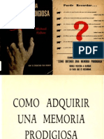 FIDLOW, Michael-Cómo Adquirir Una Memoria Prodigiosa