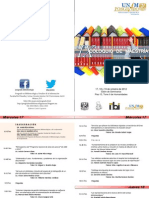 Programa IX Coloquio de Maestría Del Posgrado en Bibliotecología y Estudios de La Información