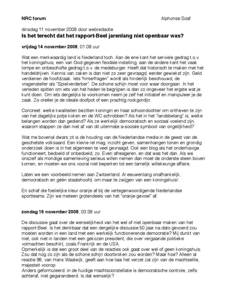 Alphonse Scaf Nrc Forum Nov2008 Mei2009 Pdf