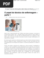 O papel do técnico de enfermagem com idosos