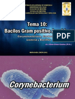 TEMA 10 Bacilos Gram Positivo
