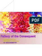 Fallacy of Consequent