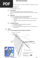 Aerodynamics Flight Vehicle Terminology